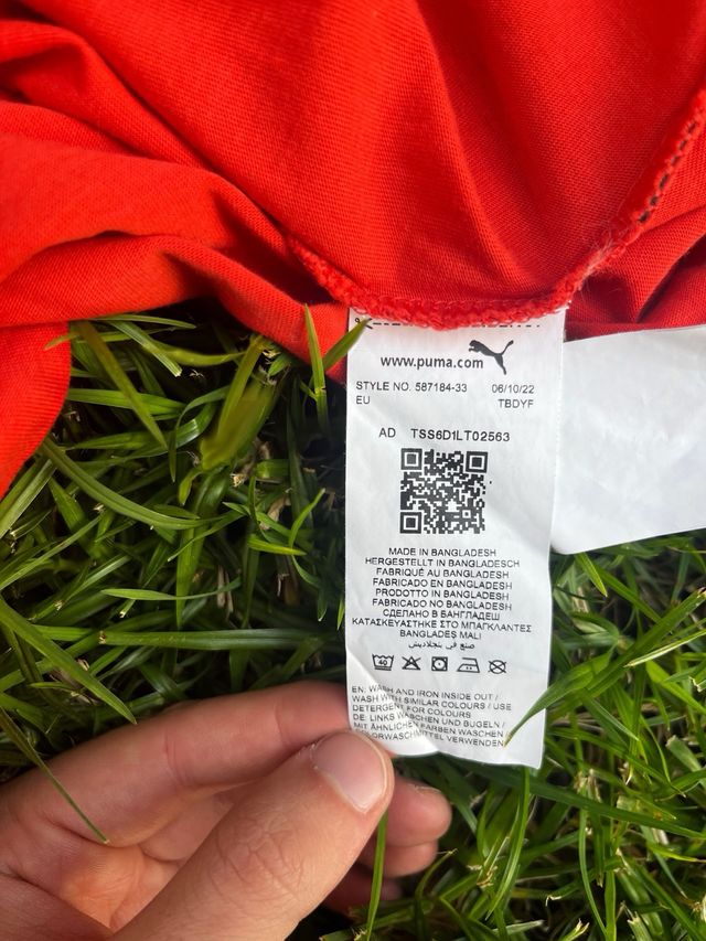 Camiseta Puma | Roja | Talla L