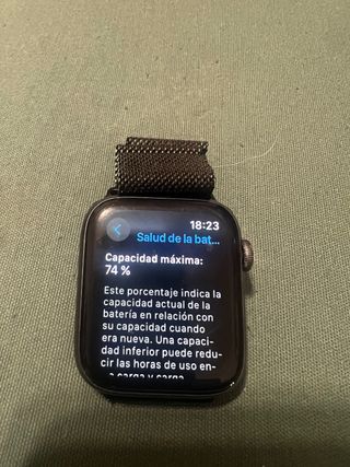 Apple Watch Series 4 Negro/Plata nike edition.