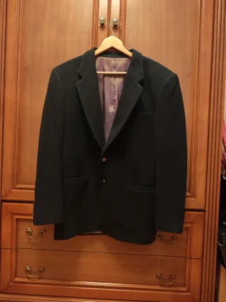 Chaqueta americana caballero azul marino Talla M