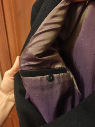 Chaqueta americana caballero azul marino Talla M