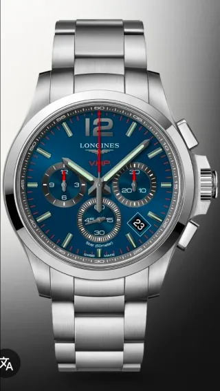 Reloj Longines Conquest VHP 44mm Azul