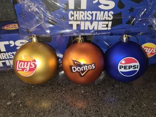 Palline Natale Pepsi, Lay's, Doritos Palle