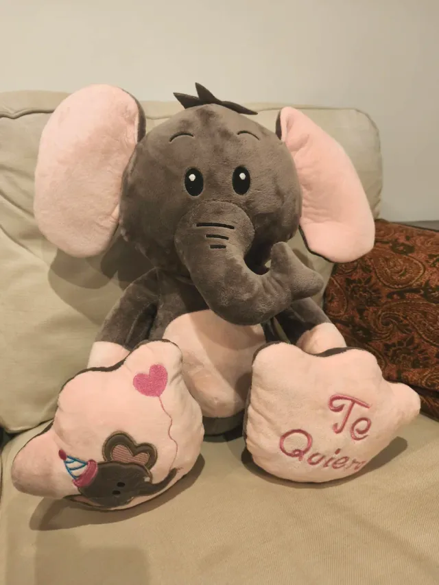 Peluche Elefante Te Quiero