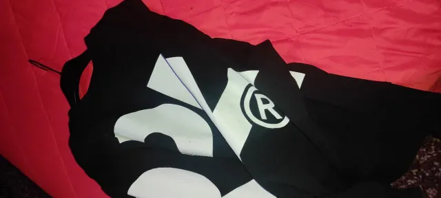 Felpa Replay Nera con Logo Bianco Taglia L