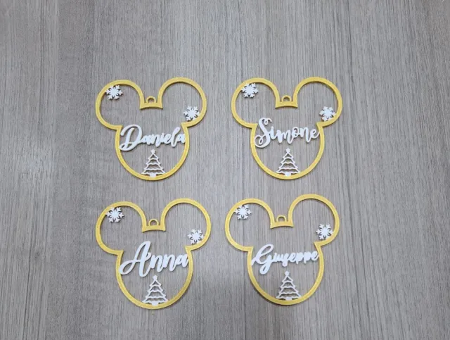 Decorazioni 3D Topolino Personalizzate