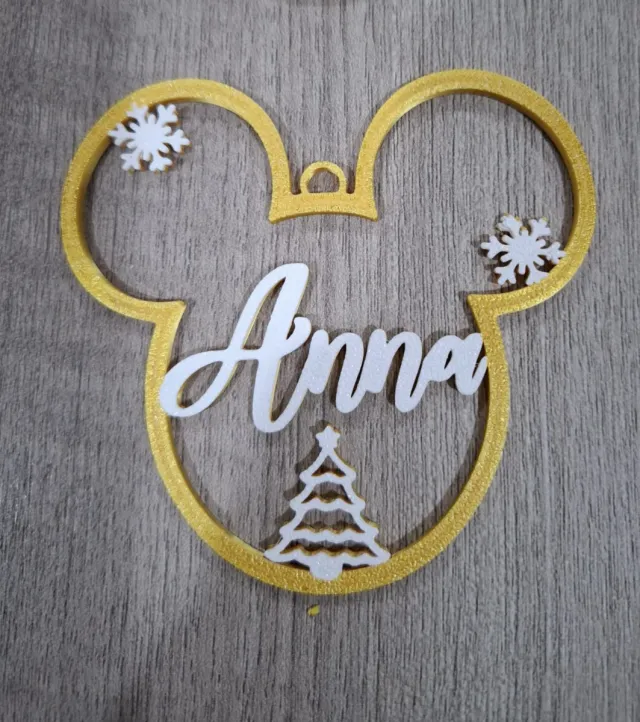 Decorazioni 3D Topolino Personalizzate