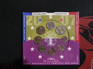 Francia 2007 Euroset Cartera Oficial BU