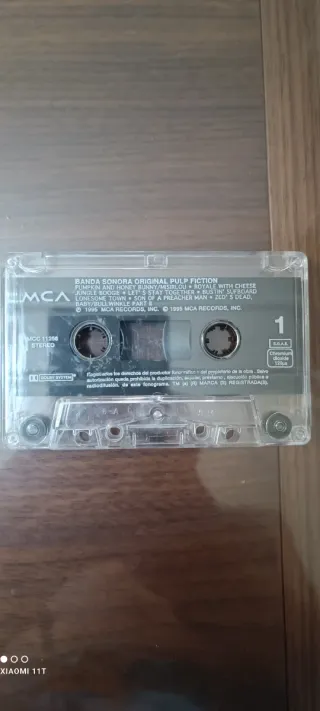 Casete Pulp Fiction Soundtrack