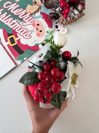 Centrotavola natalizio artigianale