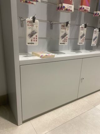 Mueble expositor tienda