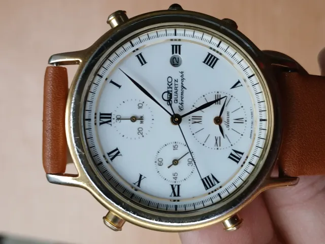 Reloj Seiko 7T32-7A50 Cuarzo Cronógrafo