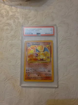 Carta Pokémon Charizard Holo 1999 PSA 3 VG