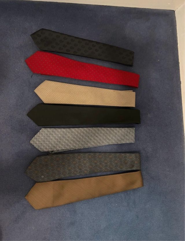 Lote de 7 corbatas
