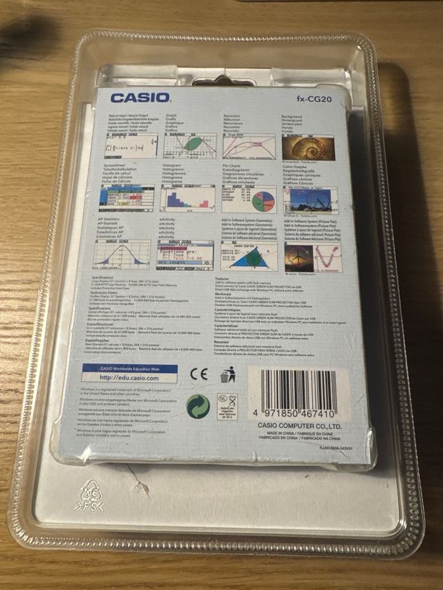 Calculadora Gráfica Casio fx-CG20