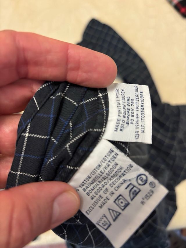 Camisa Polo Ralph Lauren cuadros