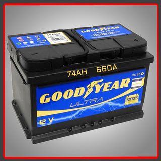 BATERIA COCHE GOODYEAR 74AH 660A 507410