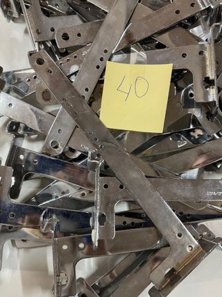 40 Ganchos Metálicos Expositor Tienda