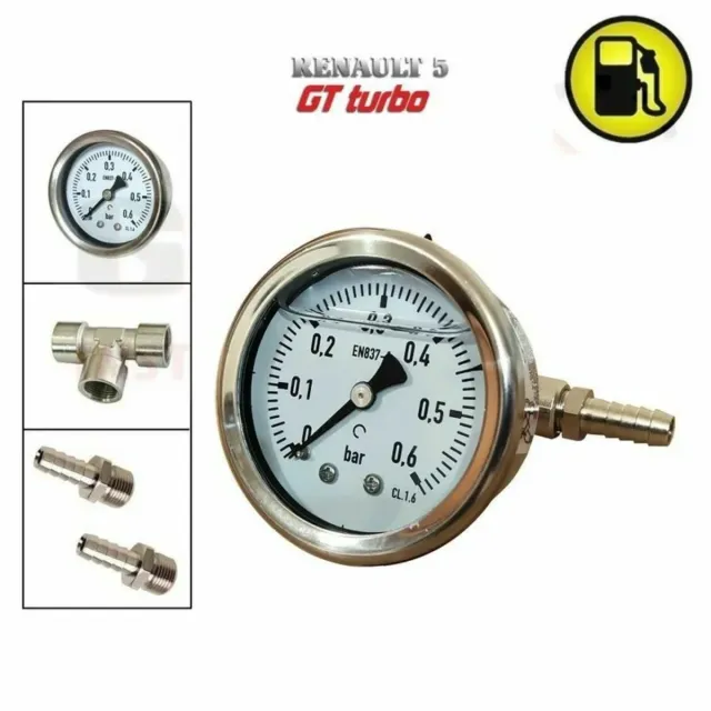 KIT MANOMETRO GASOLINA 0,6 bar RENAULT 5GT TURBO