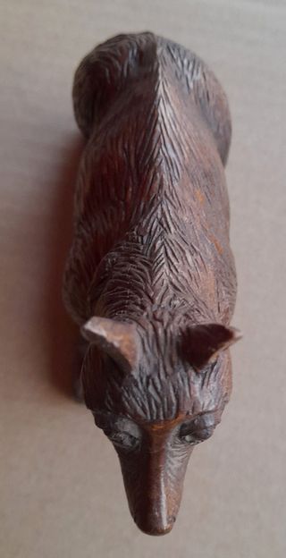 Figura madera lobo 1964