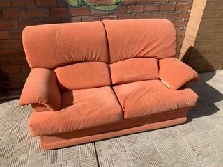 Sofá de 2 plazas naranja