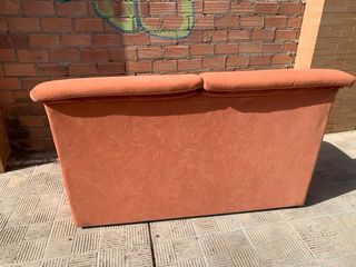 Sofá de 2 plazas naranja