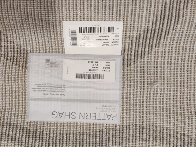 Alfombra ratán diseño moderno Completamente Nueva.