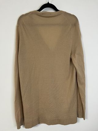 Cardigan Lacoste Lana Beige Taglia L