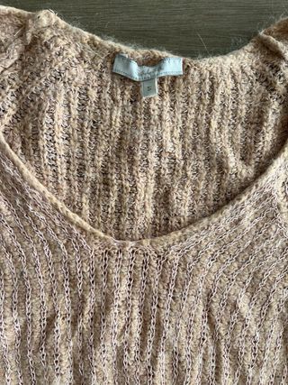 Jersey Salsa rosa con detalle de blusita amplia