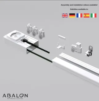 Kit Riel Motorizado Abalon para cortinas