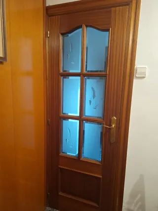 Juego de 6 puertas de madera interiores