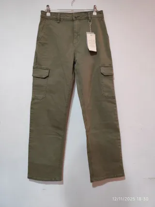 Pantalones cargo Springfield verde oliva