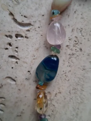 Collar piedras brasileñas multicolor