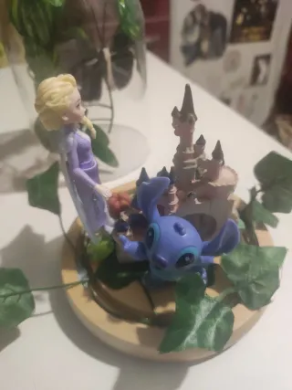 Cúpula Cristal Disney con Figuras