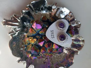 Pendientes de Plata 925 con Amatista