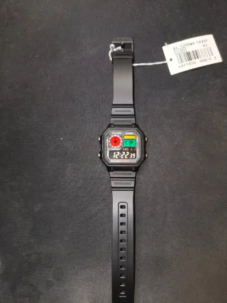 Reloj Casio Royale AE-1200 custom "Warzone" Negro