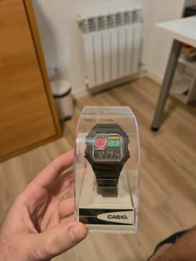 Reloj Casio Royale AE-1200 custom "Warzone" Negro