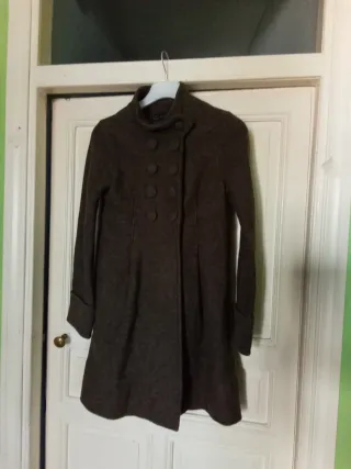 Abrigo lana Zara mujer