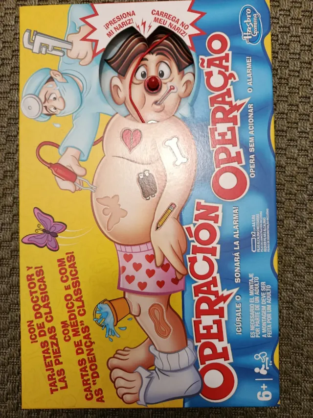 Juego Operación, muy divertido