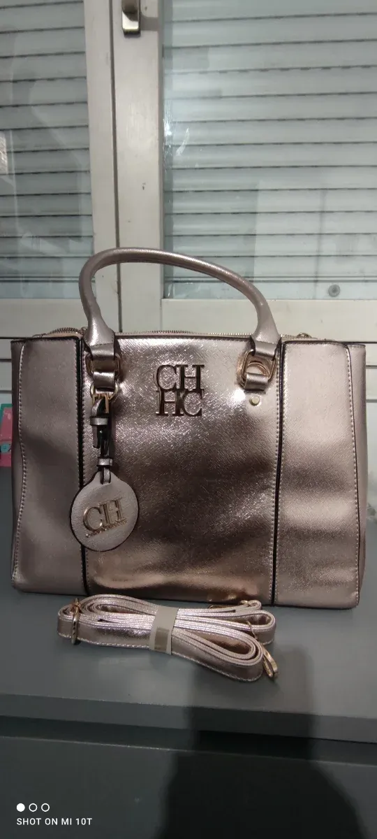 Bolso CH Carolina Herrera Oro/Plata