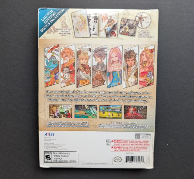 The Legend of Legacy precintado Nintendo 3DS