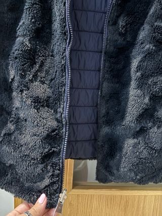 Cazadora azul marino reversible