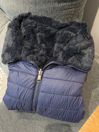 Cazadora azul marino reversible