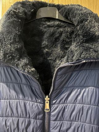 Cazadora azul marino reversible