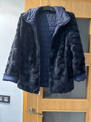 Cazadora azul marino reversible