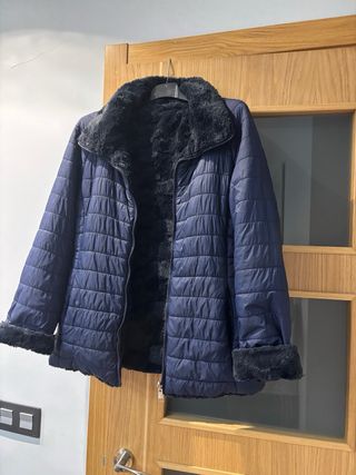 Cazadora azul marino reversible