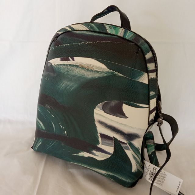 Zaino Desigual reversibile nero e turchese