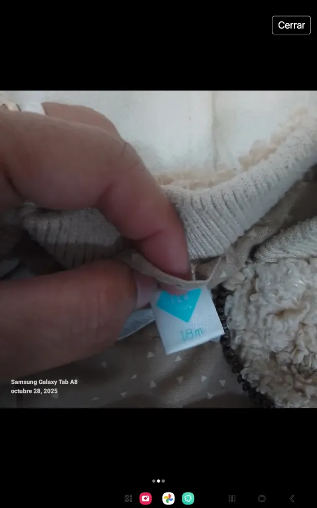 Chaqueta peluche bebé niño niña