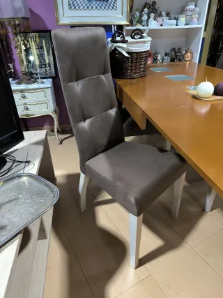 Mesa comedor extensible madera