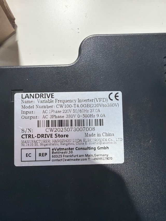 Variador de Frecuencia CW100