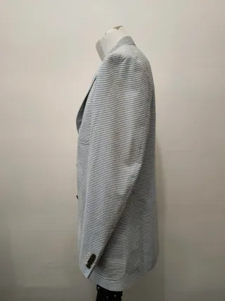 Giacca Etro righe blu e bianche